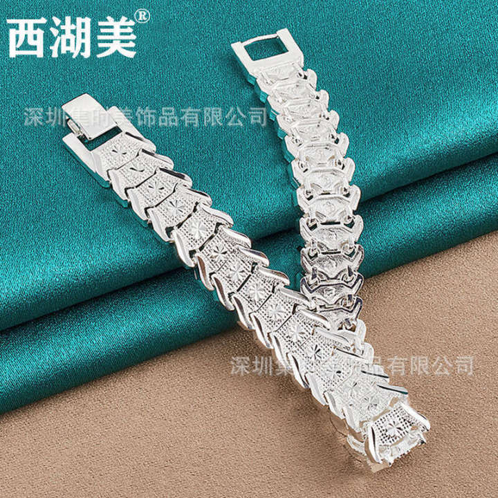 West Lake Beauty Sier Jewelry Pipi Shrimp Bracelet for Women