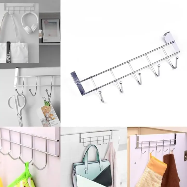 Multifunctional%20Over%20The%20Cabinet%20Hanger%20With%205%20Hooks%20-%20Image%204