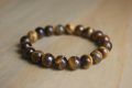 Real Tigereye Bracelet for Men and Women | Tiger Eye Bracelet | Unisex Bracelet | Natural Gemstone 8 MM. 