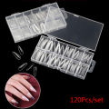 120Pcs Poly Nail Gel Nail Dual Forms Finger Extension UV Builder Nail Tips Tools. 