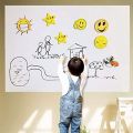 Large Dry Erase Whiteboard Sticker Wall Decal, Self-Adhesive Whiteboard Sticker Paper For School, Office, Home, Kids Drawing. 