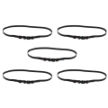 5Pcs RC Car Roof Luggage Rack Rope Decorate Strap,Black. 