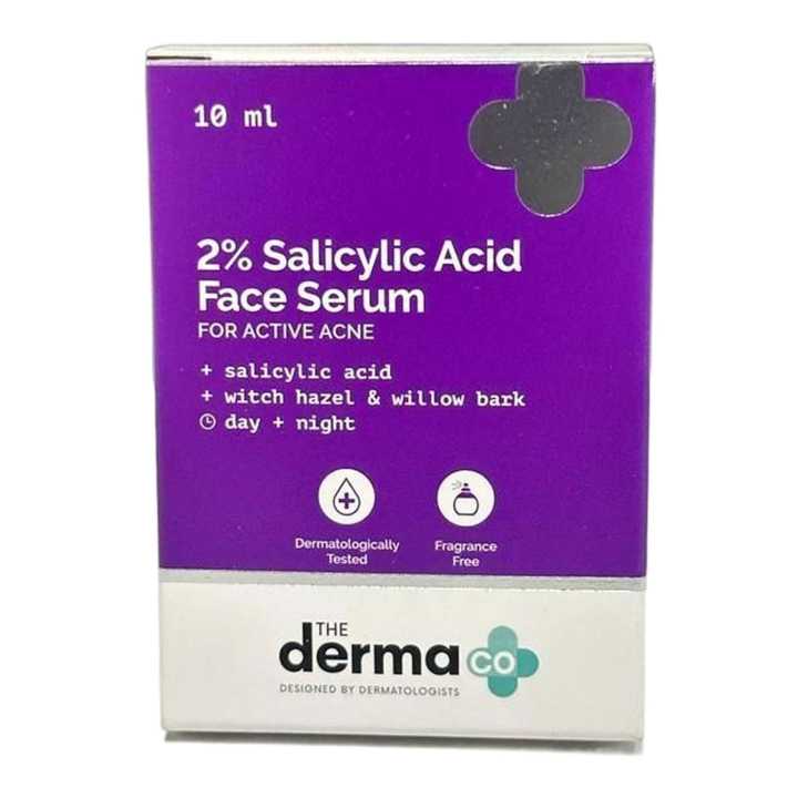 The Derma Co 2% Salicylic Acid Face Serum For Active Acne  - 10 Ml