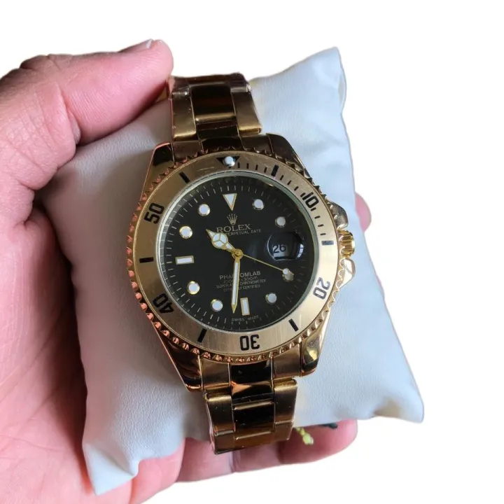 Luxury Men’s Analog Watch – Classic Submarine Style | Stainless Steel ...