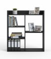 AeromaX Engineered Wood Side Table/Bedside Table/Sofa Side Table/End Table/Corner Table for Living Room Bedroom Office Matte Finish in Black. 