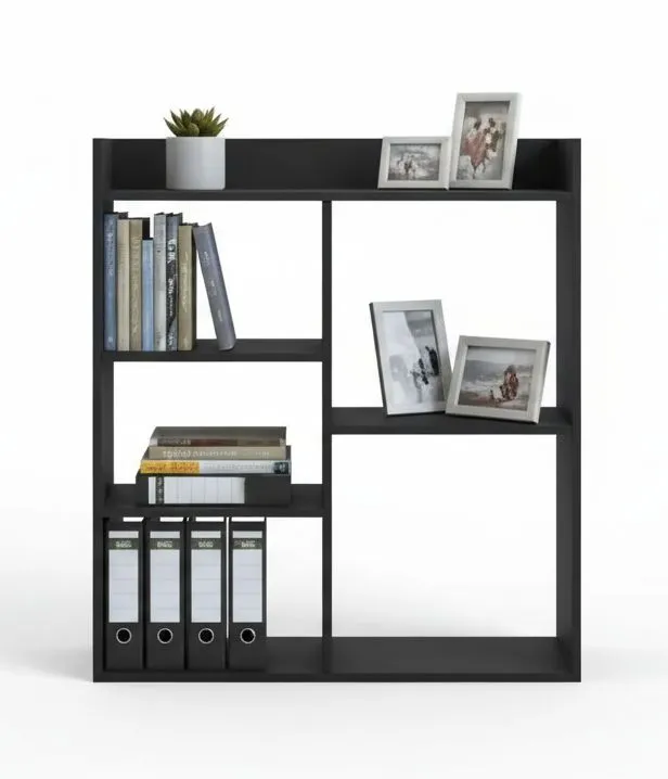 AeromaX%20Engineered%20Wood%20Side%20Table/Bedside%20Table/Sofa%20Side%20Table/End%20Table/Corner%20Table%20for%20Living%20Room%20Bedroom%20Office%20Matte%20Finish%20in%20Black%20-%20Image%203