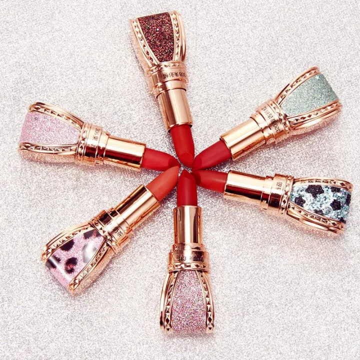 Hengfang%20sparkling%20star%20diamond%20bow%20lipstick%20lip%20gloss%20set%20boxed%20affordable%20brand%20student%20bean%20paste%20ox%20blood%20color%209402%20-%20Image%203