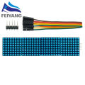 MAX7219 Dot Matrix Module Microcontroller Module Control Module Display Module 4 In One Display With 5P Line For Arduino. 