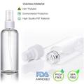 100 Ml And 50Ml Empty Pet Bottle With Mist Spray Pump, Atomizer Refillable Fine Mist for Travel Beauty Makeup And Others (Pack of 2 pcs). 