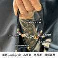【Mega Sale】Tibetan Nine-eye Bead Necklace Female Niche Design Couple New Chinese Style Retro Woolen Accessories Men. 