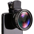2pcs Fish Eye Phone Lens, 0.45X Phone with HD Camera Lens Macro Clip Lens Wide Angle Lens Lens for Mobile Phone Camera. 