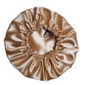 Double Layer Silk Reversible Bonnet with Adjustable Strap for Healthy Hair Care, Unisex Hair Accessory. 