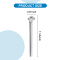 NAMUNY 2X Bicycle Seatpost 27.2mm Aluminium Alloy Seat Post with Adjust Clamp for Bike Road Track 27.2X300mm,Silver. 