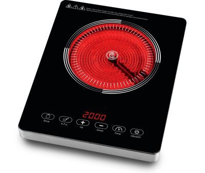 Infrared Induction Cooktop Touch Functions 2000w (All Utensils Usable)