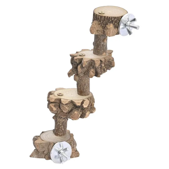 NAMUNY%20Bird%20Platform%20Perch%20Playground%20for%20Parakeet,%20Cage%20Natural%20Wood%20Play%20Stand%20Parrot%20Flat%20Perches%20for%20Medium%20Birds%20-%20Image%205