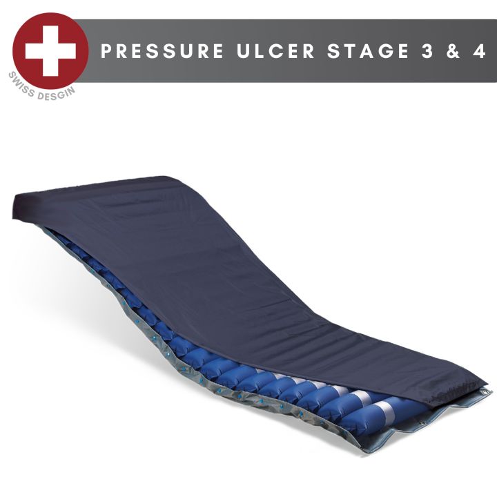Rossmax AM40 2 Year Warranty Heavy Duty Swiss Designed Cell Type Air Mattress Air Bed Air Matrix Anti Decubitus Mattress With Pump Pressure Ulcer