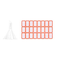 5Pcs 50ML Bottle Small Cosmetic Atomizer Perfume Bottles Atomizing Container Glass Bottles for Travel Easy to Use. 