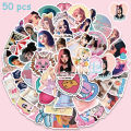 50pcs Melanie Martinez Hot Singer Stickers Aesthetic Decals For Girls Suitcase Scrapbook Phone Guitar Diary Car Stickers. 