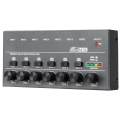 Mini Audio Mixer Karaoke 6 Channel Professional Stereo Sound Mixer Ultra Low Noise 6 Channel Audio Mixer. 
