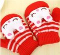 1 Pair Ease Wear  Shistu Glove Thick Plush Gloves with String Winter Warm Bear Full Finger Mittens for Boys Girls - Cutest Baby Item Ever. 
