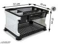 Kitchen Utensils Rack Organizer Plate and Cutlery Stand. 