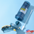 Spn'S 800Ml Sport Shaker Water Bottle With Straw Whey Protein Powder | Move Your Body. 