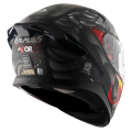 AXOR APEX VENOMOUS GREY MATT BLACK FULL FACE MOTORCYCLE HELMET | RIDERS CHOICE NEPAL. 