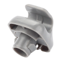 NEW 【Innovative design】1pcs Gray Sun Visor Clip Fit For Honda Cr-V Civic Accord Odyssey Pilot Durable Plastic Interior Parts Creative Car Accessories. 
