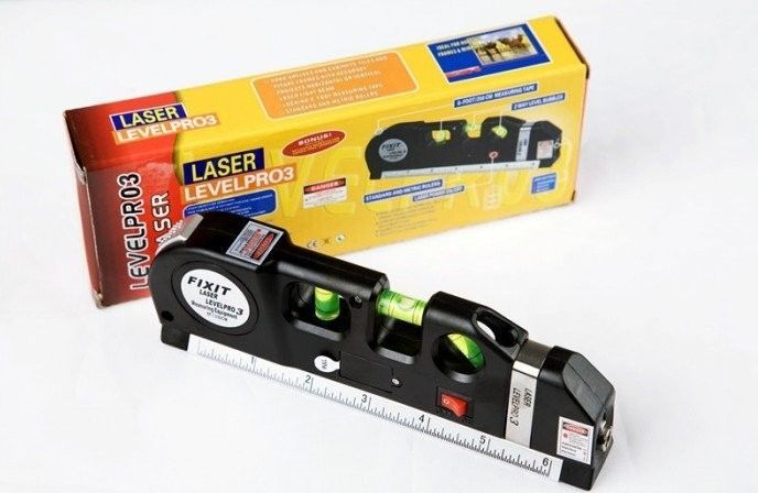Laser%20Level%20Meter%20Pro%203%20Leveller%20Black%202%20Line%20Measuring%20Tape%20Measurement%20Tool%20Device%20-%20Image%204
