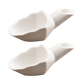 2PCS Coffee Measuring Scoop Bean Coffee Bean Dosing Cup Ceramic Ground Coffee Spoon for Coffee Tea Sugar Flour. 