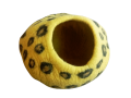 Yellow Color HandFelted Eco-Friendly Felt Cat House. 
