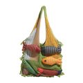 New Little Fish Shoulder Bag Handmade Large Capacity Versatile Tote Bag Summer Cotton Cute Relaxed Knitted Bag Casual Outing. 