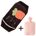 First aid kit wrap belt winter relief, plush hot water bottle 1000ml set 1 hot bag with waist sleeve for pain warm waist bag abdomen. 