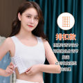 Corset underwear women's les anti-bump breast shrinkage student big boobs show small wrap boobs plastic corset sports vest four seasons. 