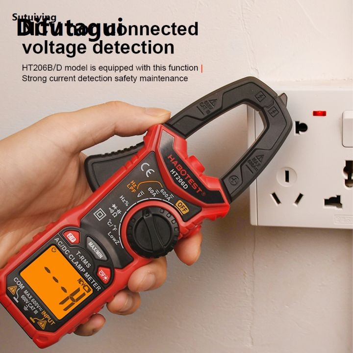 Difutagui%20Sutuiying%20HT206%20Digital%20Clamp%20Meter%20AC%20DC%20Current%20NCV%20Multimeter%20Pinza%20Amperimetrica%20High%20Quality%20True%20RMS%20Capacitance%20Ohm%20Hz%20Temperature%20Voltage%20Test%20-%20Image%205