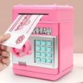 Mini ATM Piggy Bank Safe Box Money Coin ATM Bank Machine Kids Gift Money Box Digital Saving Boxes. 