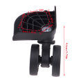 2Pcs Luggage Suitcase Wheel Suitcase Repair Set Wear Resistant 360 Swivel Replacement Detachable. 