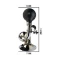 New Iron Bike Snail Air Horn Squeeze Rubber Retro Bicycle Bell Silver Bike Bugle. 