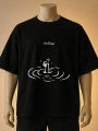 "I'm Fine" Drowning Thumbs Up Graphic T-Shirt- Blue, Brown, Black. 