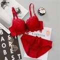 Ring bra wedding dress side collection gathering bra ladies underwear bunro Bargain price ✿❅▦ this next year big red suit small portable bride strip steel. 