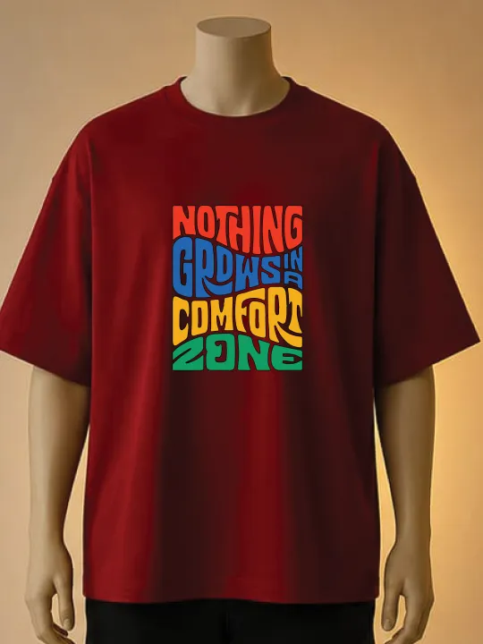 Unisex%20T-Shirt%20with%20Motivational%20Quote%20Print%20"Nothing%20Grows%20in%20a%20Comfort%20Zone"%20%E2%80%93%20(White,%20Black,%20Blue,%20Brown,%20Cream,%20Maroon)%20-%20Image%206