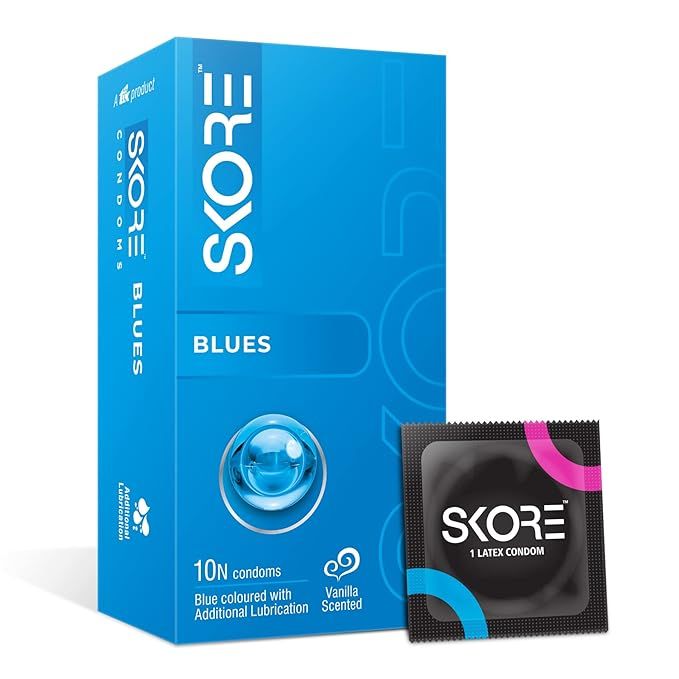 Blues Coloured Condoms - 10N | Daraz.com.np