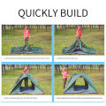 Waterproof Camping Tent for 4-5 People - Double Layer, Instant Setup. 