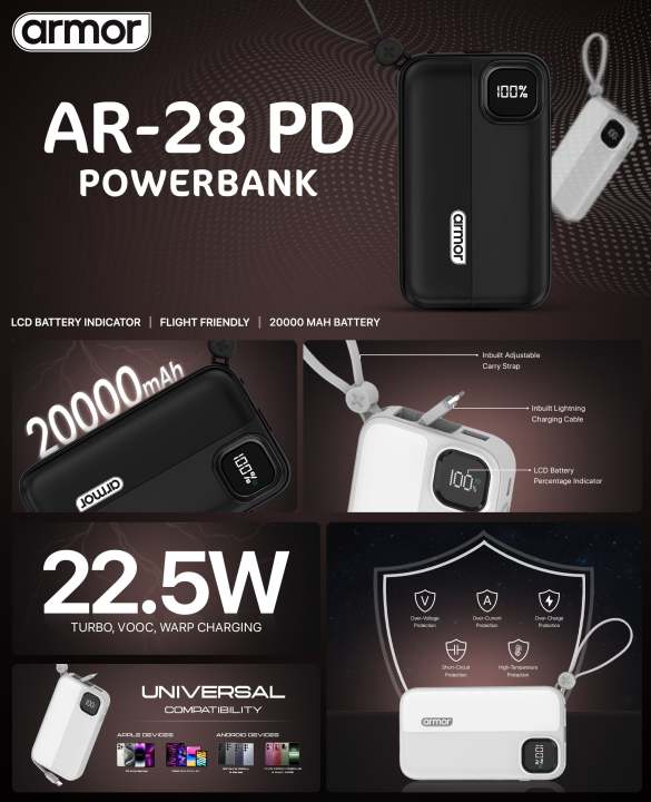 Armor%20AR-28PD%2020000mAh%20Power%20Bank%20%7C%2022.5W%20Fast%20Charging%20%7C%20Turbo/VOOC/Warp%20Support%20%7C%20Dual%20Built-in%20Cables%20(Type-C%20&%20Lightning)%20%7C%20Mini%20Size%20%7C%20Flight%20Friendly%20%7C%20400%20Days%20Warranty%20-%20Image%208