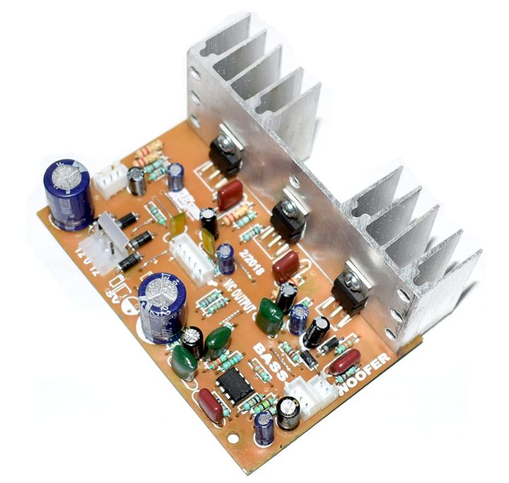 ESP 2.1 Home Theater Amplifier Board 100watt with Bass Boost Support TDA2030 Based Electronic Components Electronic Hobby Kit