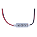 JAERBEE 4X Mini 3 Keys Controller Dimmer for 3528 5050 LED Single Color Strip Light DC 12V 144W. 
