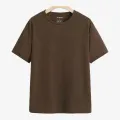 Brown Cotton Plain Half Sleeves T-Shirt For Men - Brown | Multisize | Fashion | Summer T-Shirts For Men. 