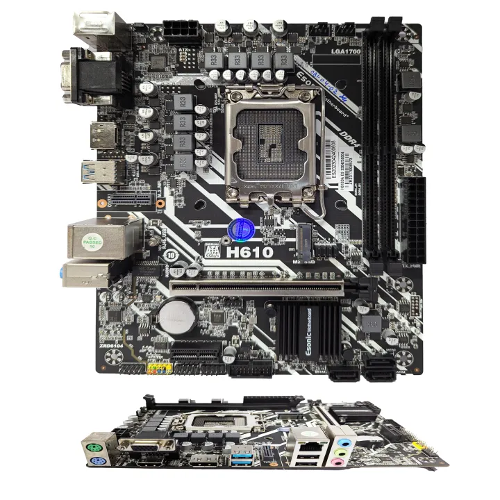 Esonic%20H610-DA%20Motherboard%20Intel%20H610%20Chipset%EF%BC%8CIntel%20Socket%201700%20for%2012th%20Gen%20Core%20i9/i7/i5%20Processors%EF%BC%8CDDR4%EF%BC%8CM.2%EF%BC%8CPCIE-X16%203.0%EF%BC%8CPCIE-X1%EF%BC%8CSATA%203.0%EF%BC%8CUSB%203.0%20-%20Image%202