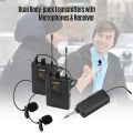 UHF Wireless Microphone ystem with Microphone Body-pack Transmitter and Receiver. 