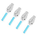 2/4Pcs Car Motorcycle Bicycle Tire Valve Caps Light LED Neon Flash Lamp Waterproof Universal Bike Wheel Lights Moto Accessories. 